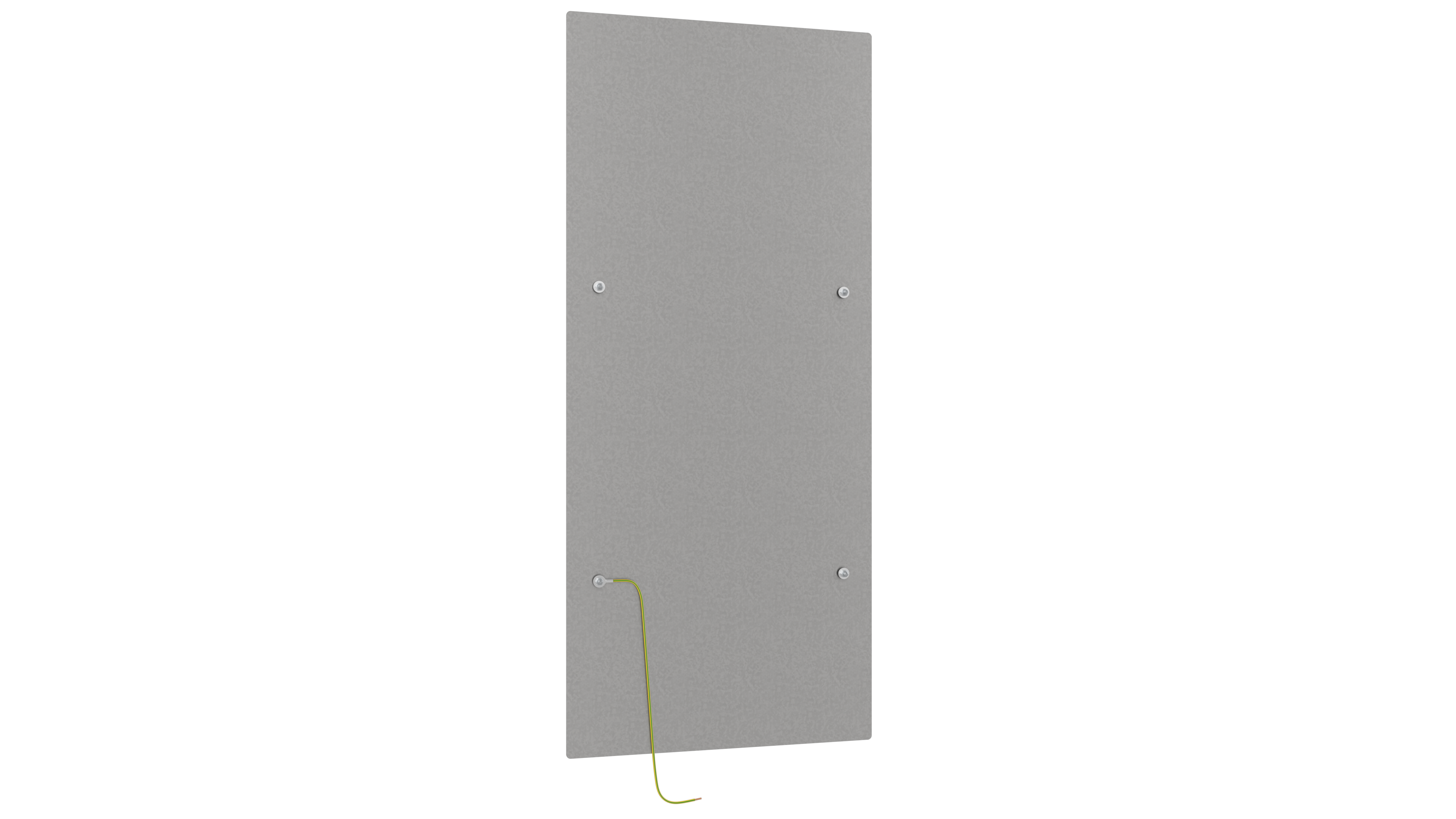 E2415FBP - Switchboard metal back plate, MAX9, type 2, 4 row