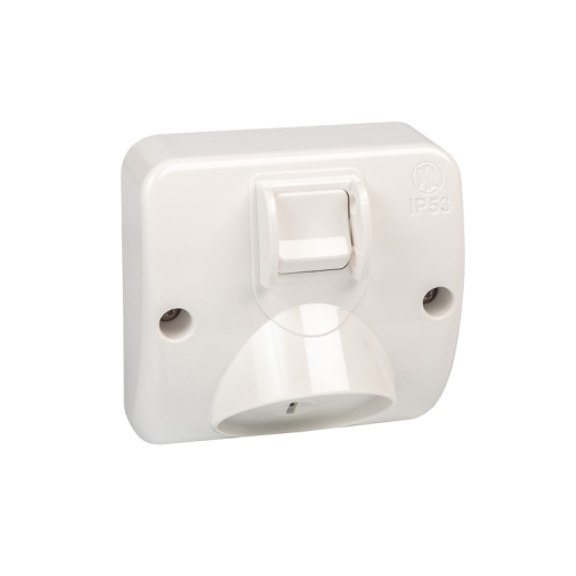 PDLWSO315LEGY - PDL Weatherproof Switched Socket 1G IP55 15Amp - Grey