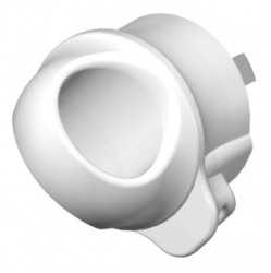 PDL Hookgrip 10Amp 3Pin Plug - White