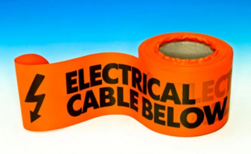 Electrical Orange Warning Tape - 100metre roll