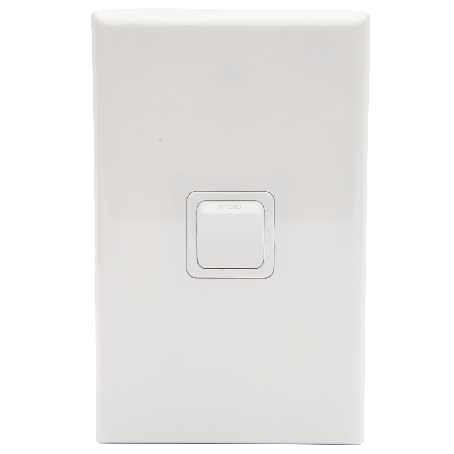 PDL Switch 600 Series - Assembled - Vertical - 1-gang - Single-pole - 250 V - 16 A / 16 AX - White
