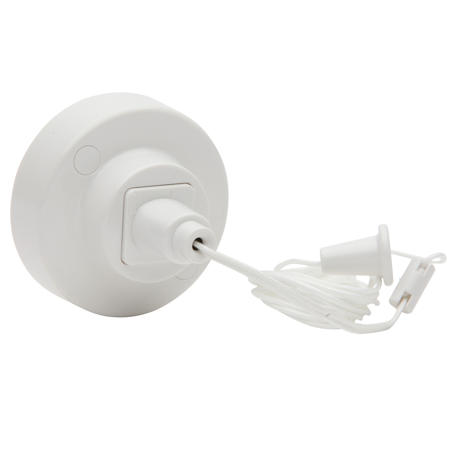 PDL 2-Way Pull Cord Switch; 16A, 250V, White