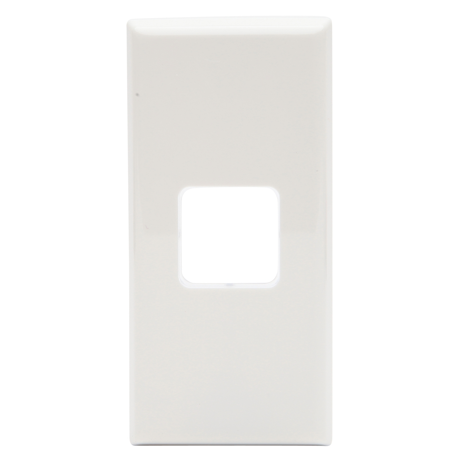 PDL688VHWH - PDL 600 Grid + Cover Plate Switch Worktop 1-Gang - White