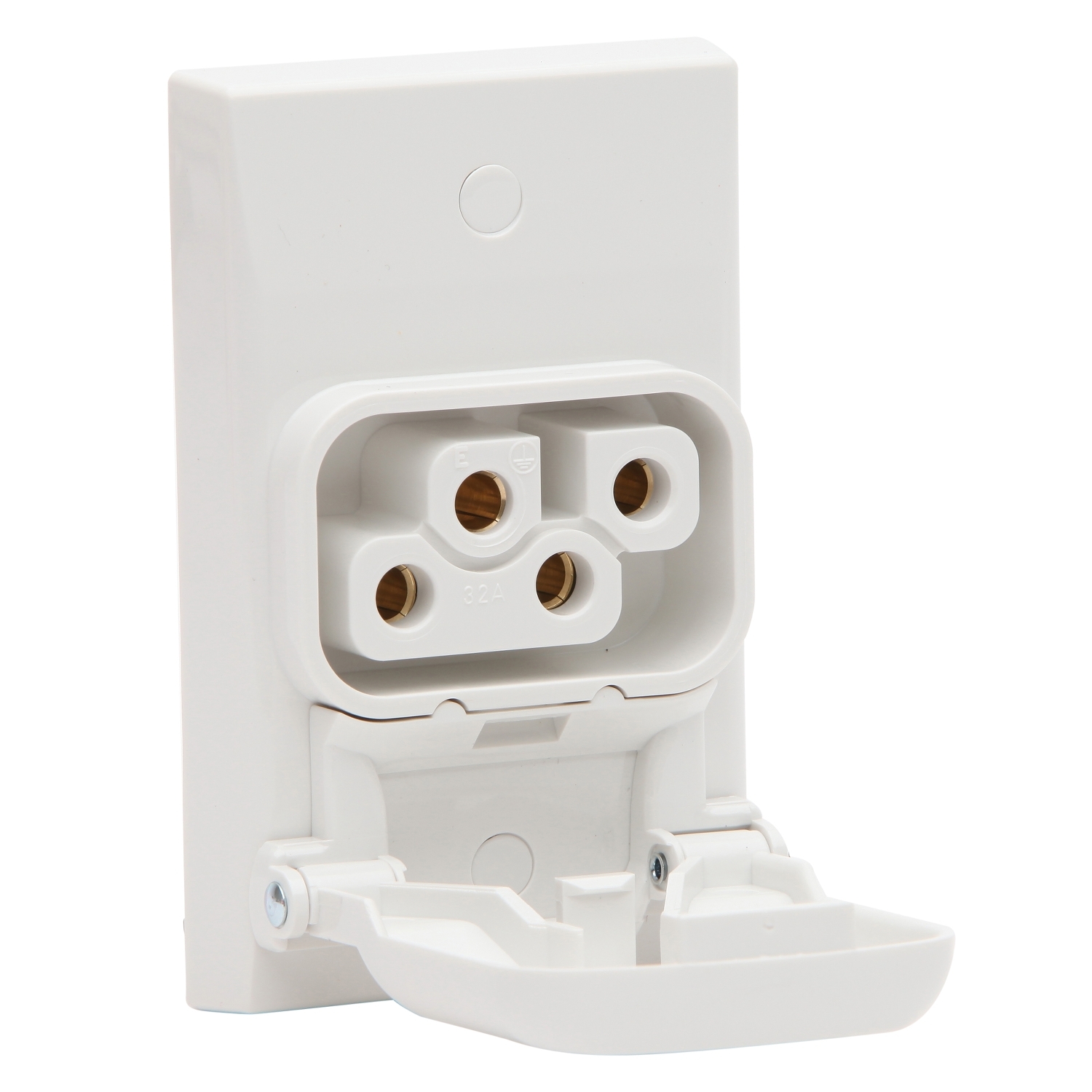 PDL Range Socket; 32A, 230V/400VAC - 250V/500V, 4-Pin, White