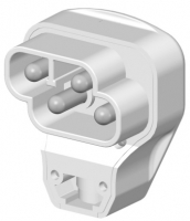 PDL 4-Pin Range Plug; 32A, 230/400 - 250/500VAC, White