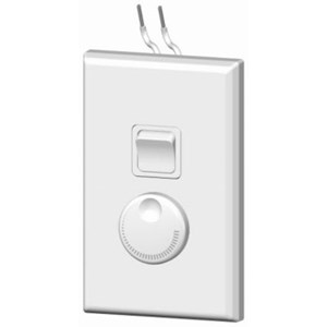 PDL Light Dimmer Switch; 20 - 450W, Electronic Trailing Edge Control - White