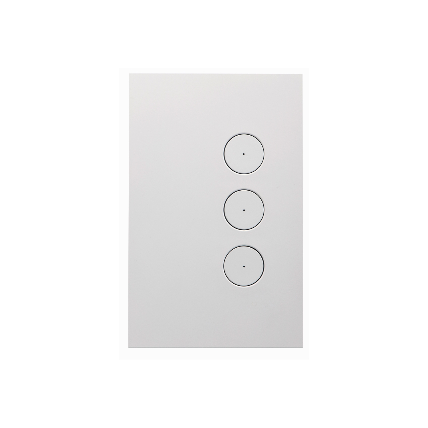 Clipsal Grid Plate and Cover Switch Saturn Zen - Less mechanism - 3-gang - Choose Colour