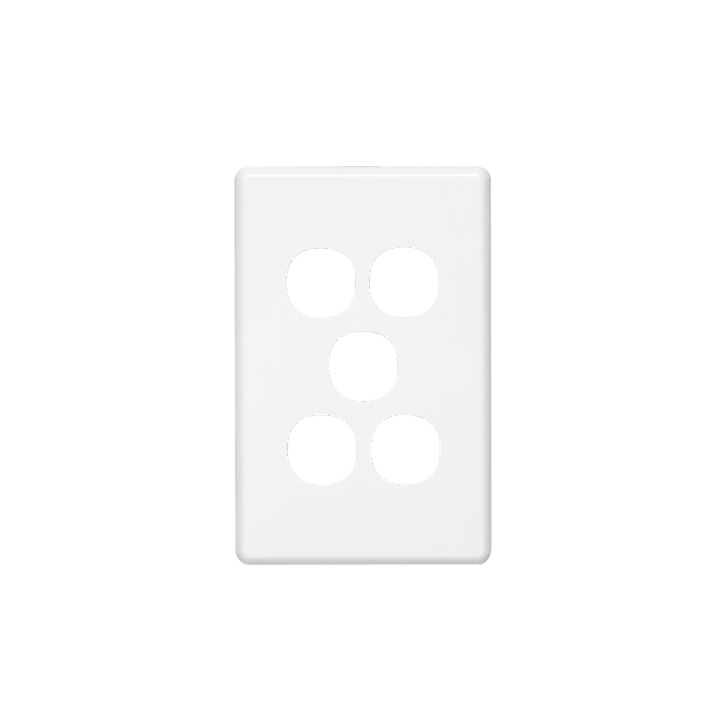 Clipsal Classic 5Gang Cover Plate - Choose Colour
