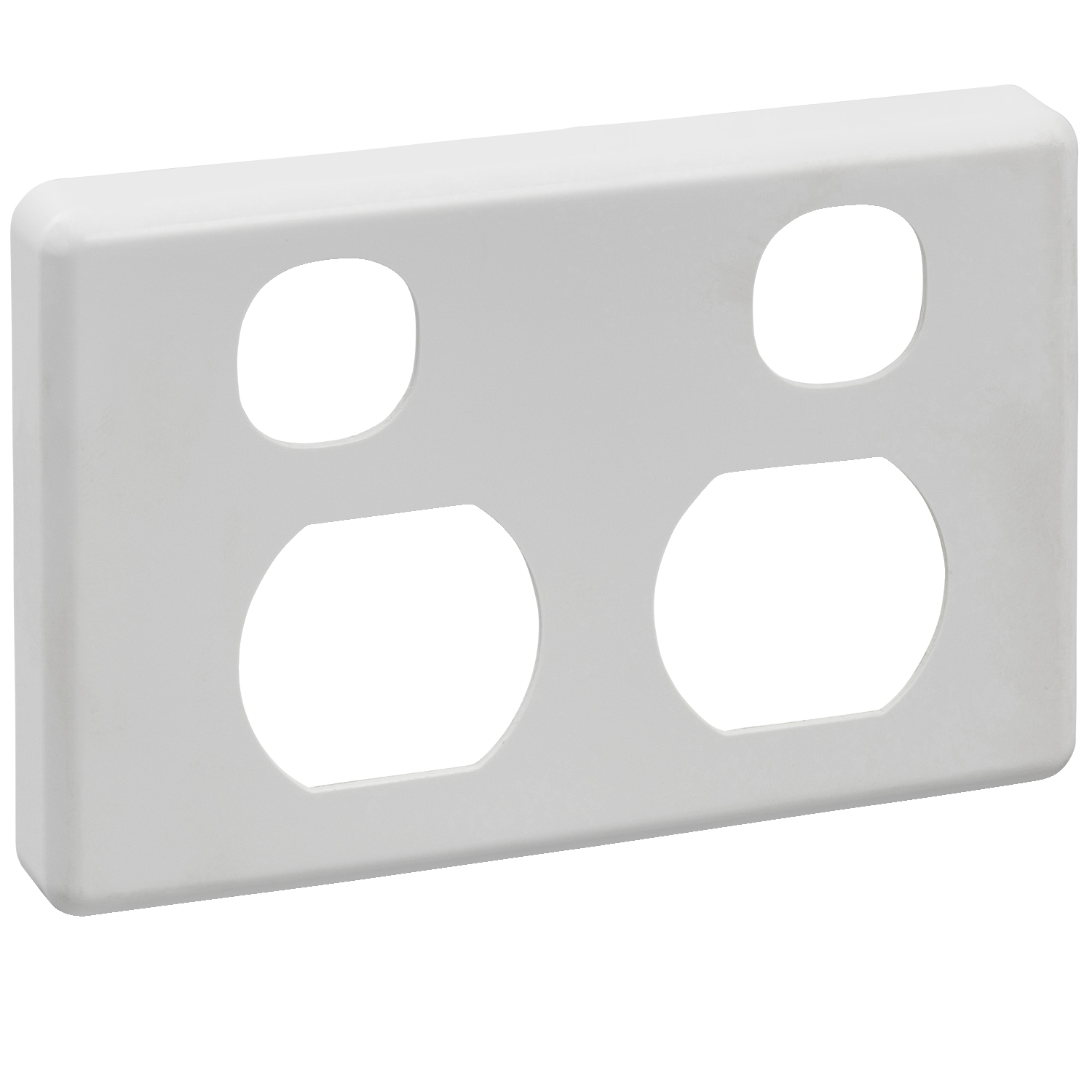 Clipsal Classic Double Vertical Socket Cover Plate - Choose Version and Colour