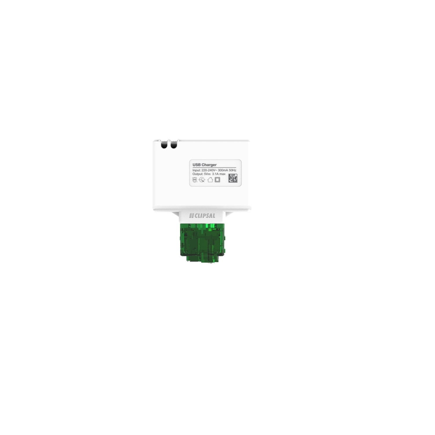 PDL342USB2AC-VW - PDL 300 Series Module Double USB A+C - Vivid White