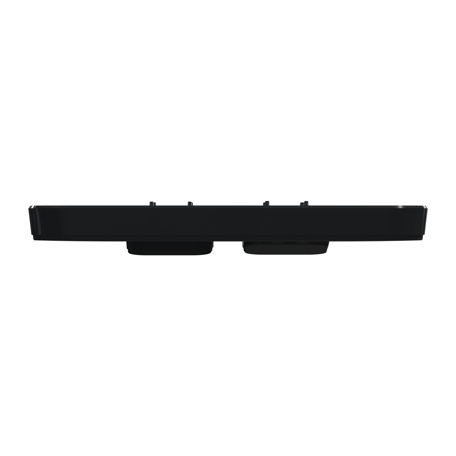 PDL384C-XB - PDL Iconic Cover Plate Switch 4Gang - Black