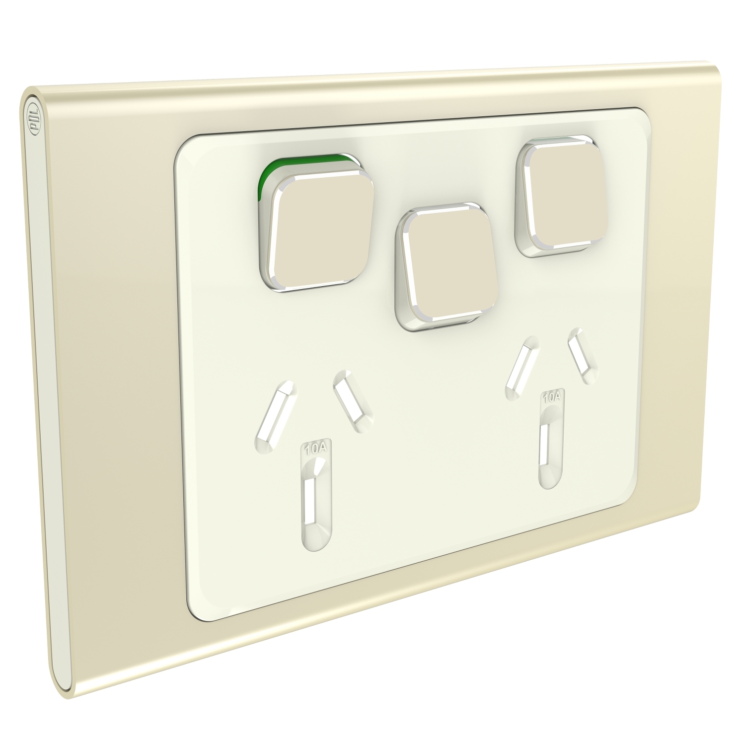 PDL Iconic Styl, cover frame, 3 switches & 2 sockets, horizontal - Crowne
