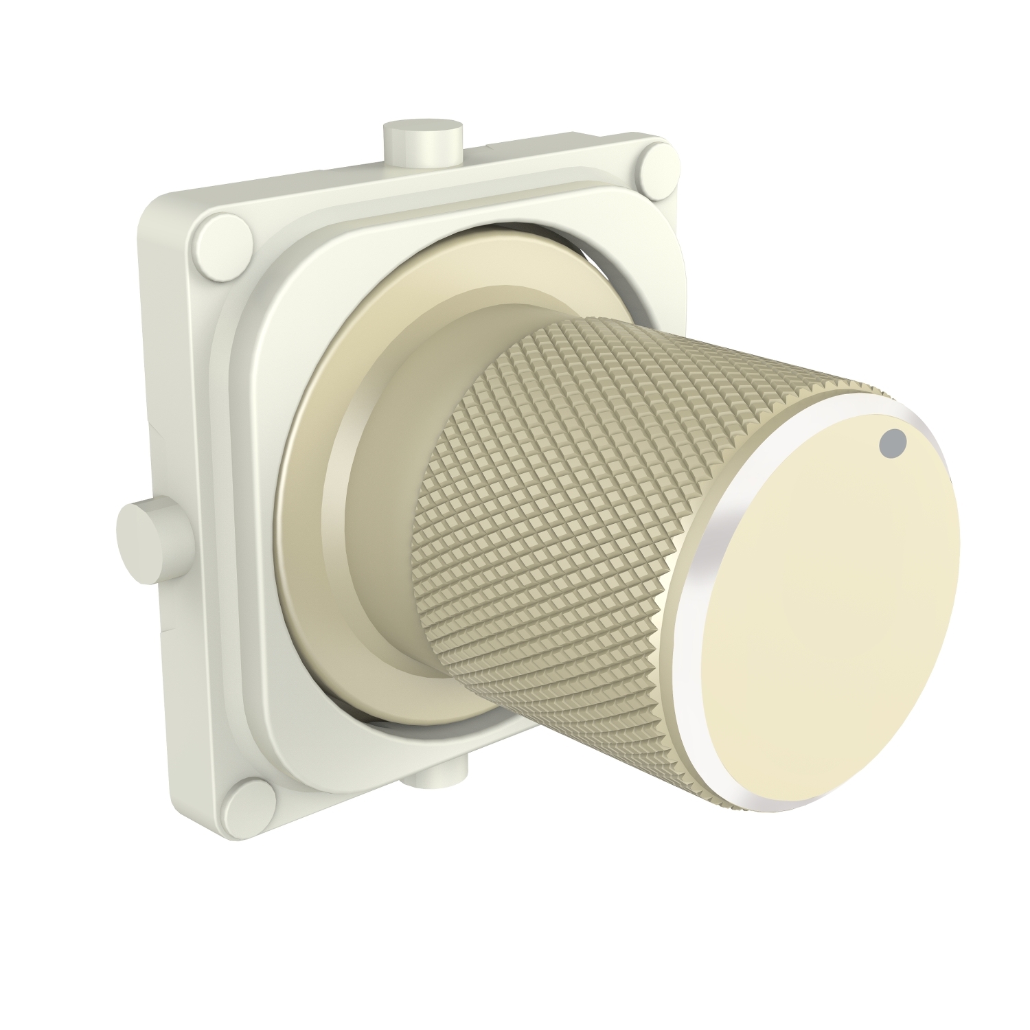 PDL Iconic Styl, knob dimmer for cover frame - Crowne
