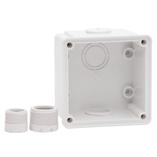 PDL56E1RW - PDL 56 Enclosure 63mm Deep 1-Gang -  White