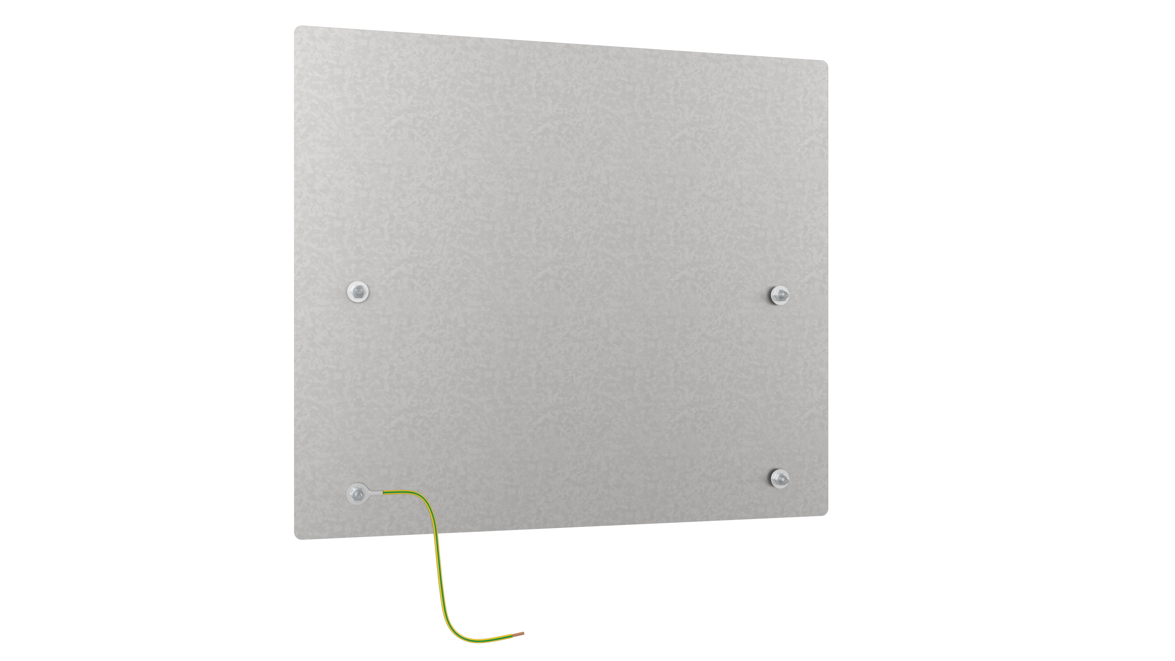 E2115FBP - Switchboard metal back plate, MAX9, type 2, 1 row