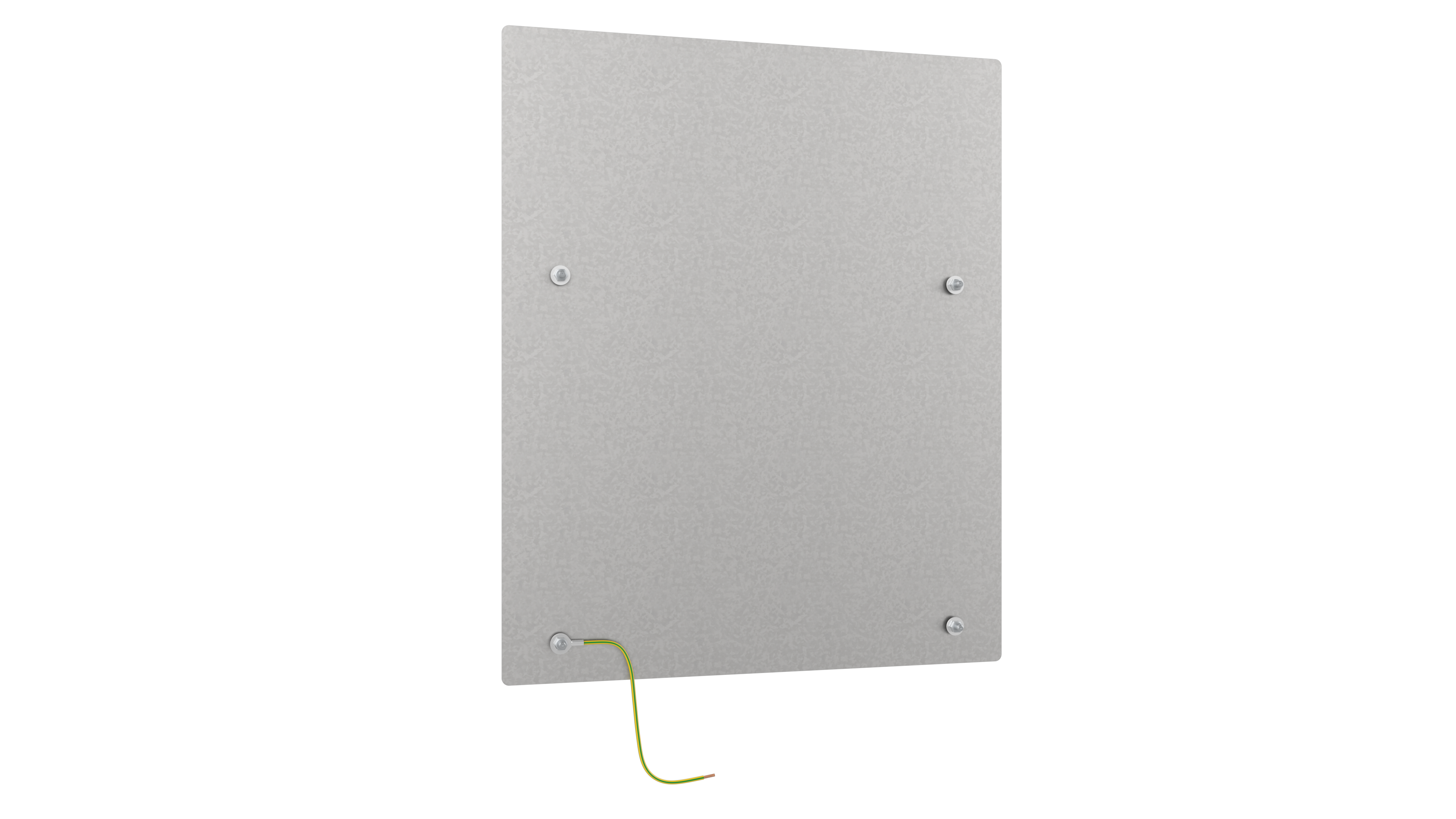 E2215FBP - Switchboard metal back plate, MAX9, type 2, 2 row