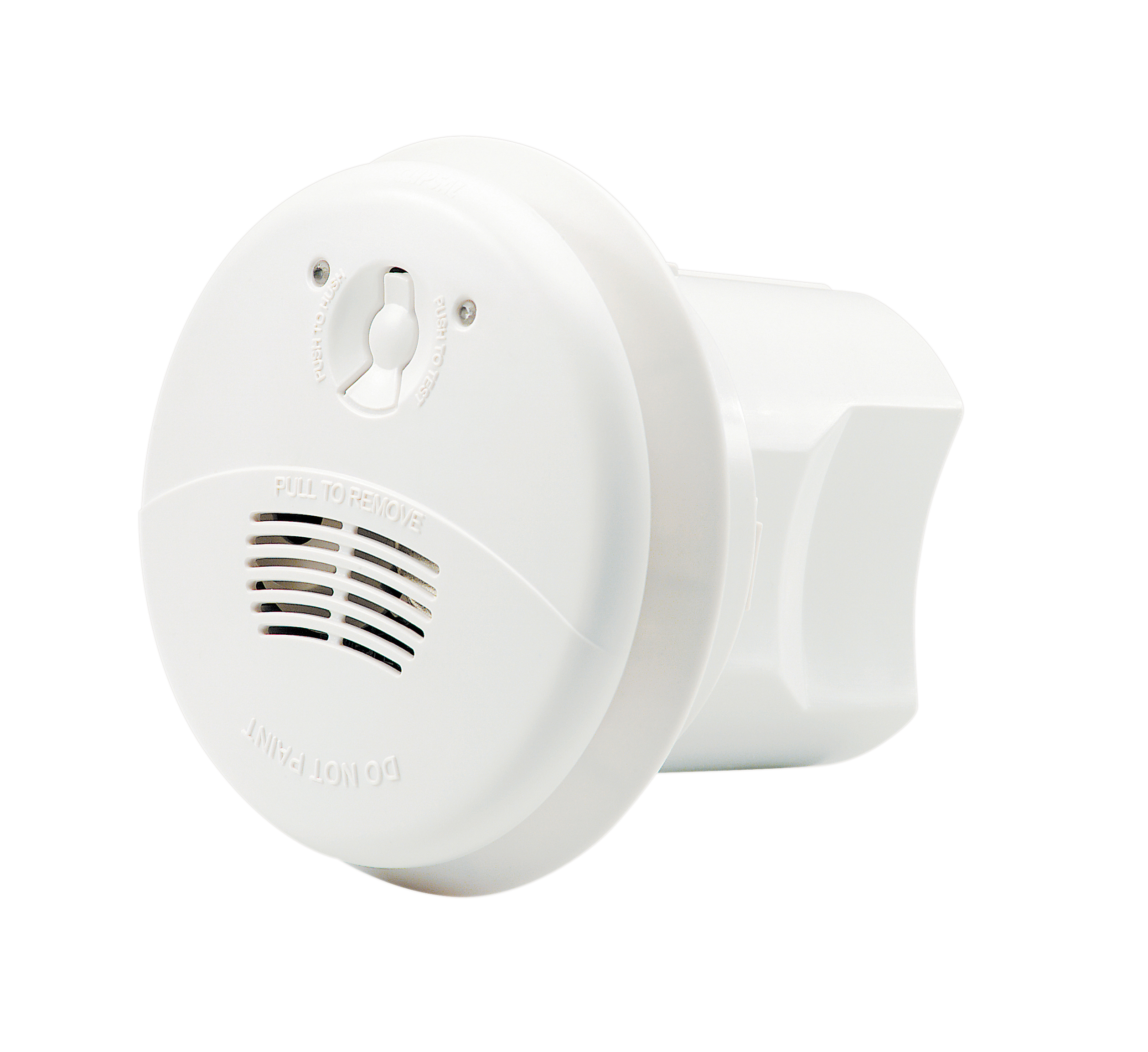 755PFM4 - Clipsal Smoke Alarm, Photoelectric, Flush Mount, 240V, 9V D.C. Backup