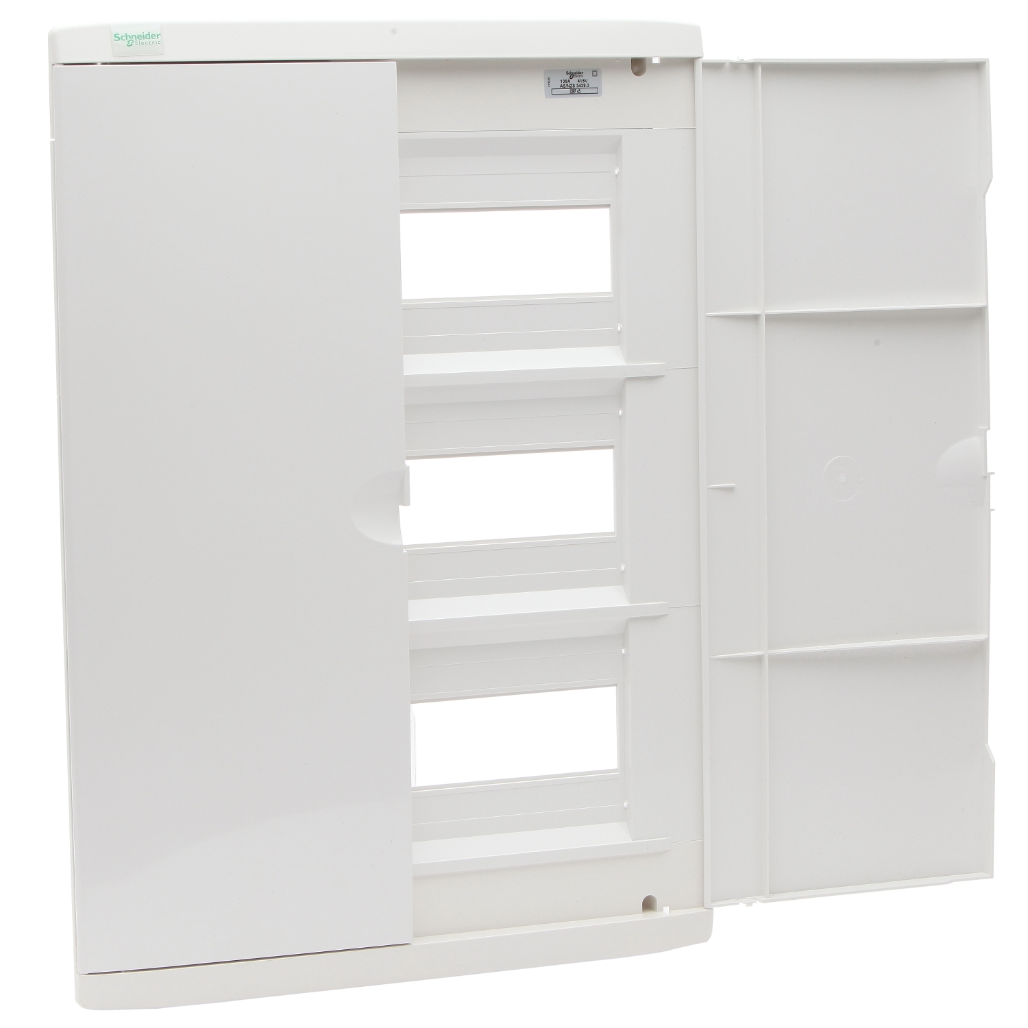 PDLDBF45 - PDL DB Switchboard 45-Way Flush Plastic 100Amp - Grey