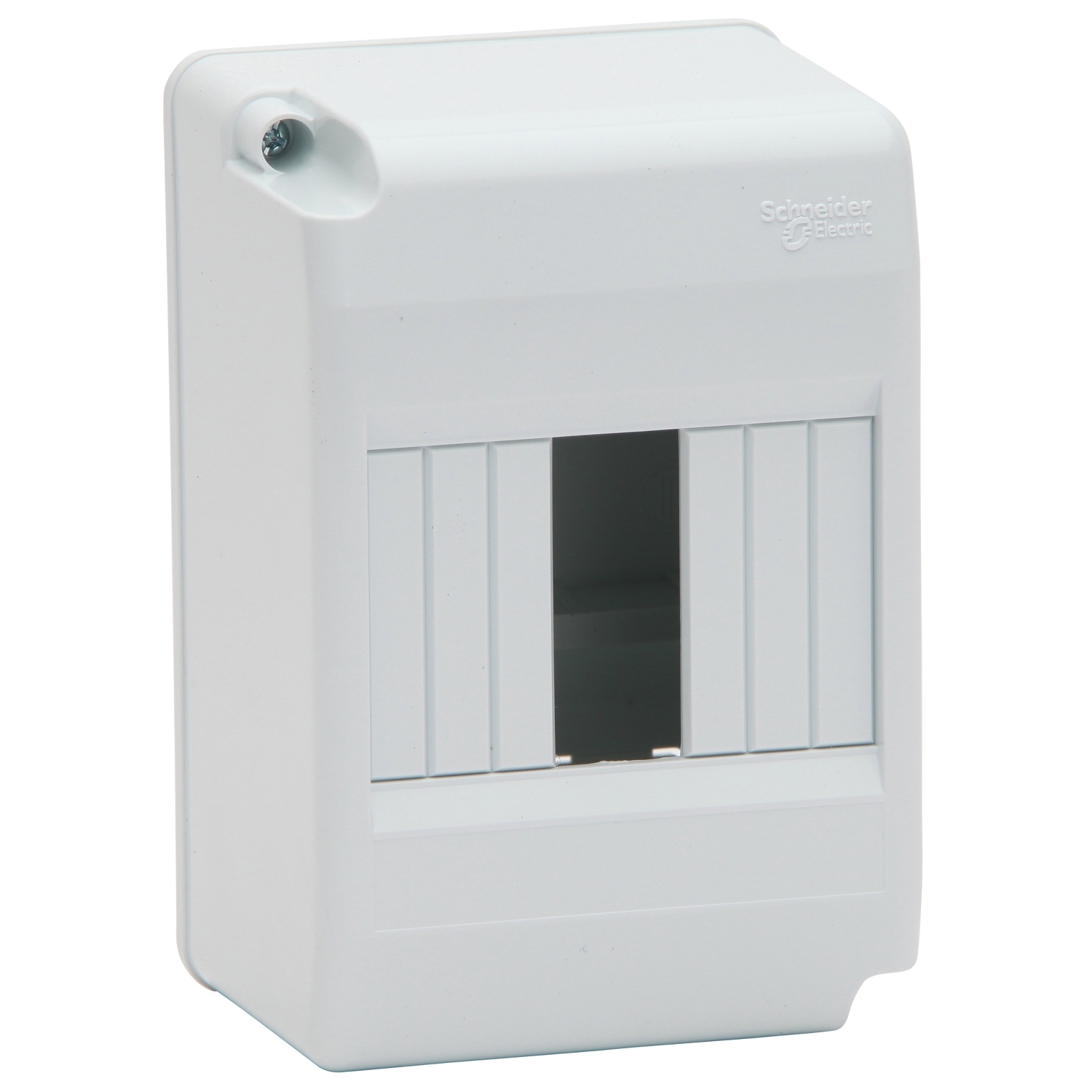PDL 4-Way x 1 Surface Enclosure; 1-Pole and 1/2-Pole Knockouts Opening, ABS, White